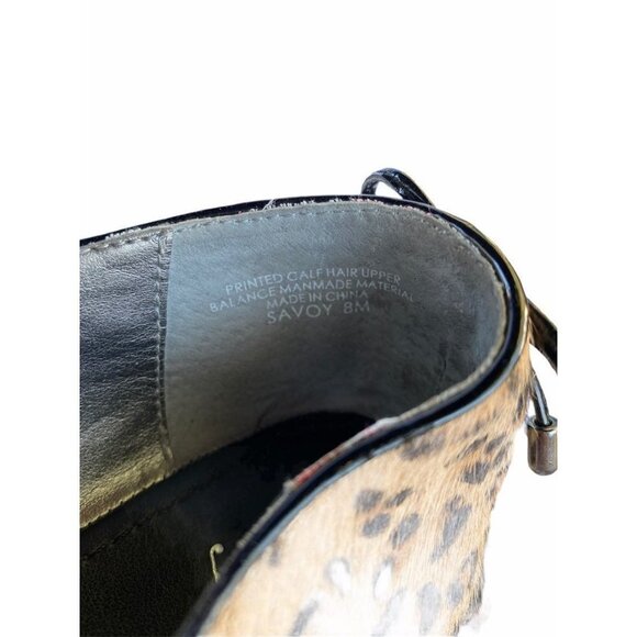 Slip On Flats Printed Calf Hair Shoes 8 - Picture 8 of 12